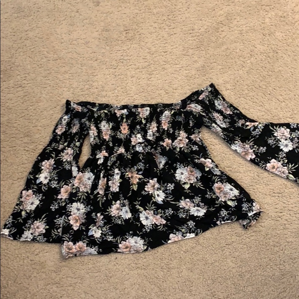 Baby doll crunch top